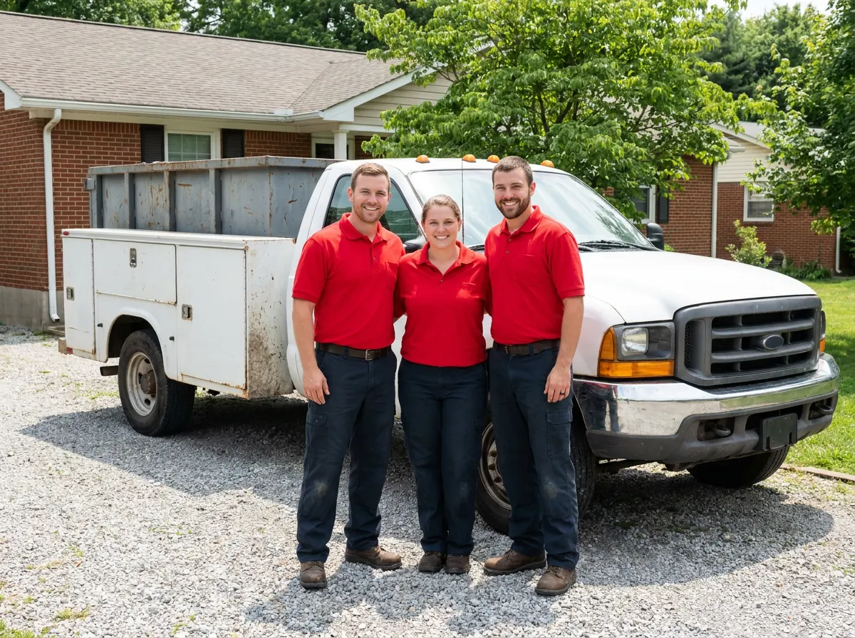 Red Oak Dumpster Rental dumpster rental team in Louisville, KY
